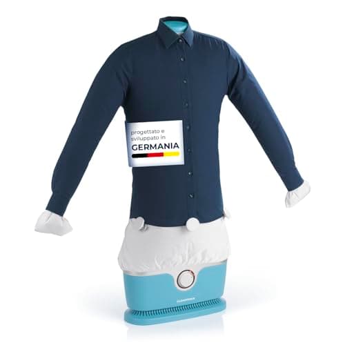 CLEANmaxx Ferro da stiro automatico per camicie PRO | Sostituisce il ferro da stiro, l'asse da stiro e la vaporiera | Per camicie, bluse e camicie | Innovativo ed efficiente