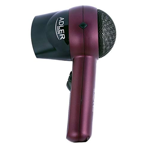 ADLER Crimson Asciugacapelli Cremisi 1400 W, Alluminio, Multicolor, Taglia Unica
