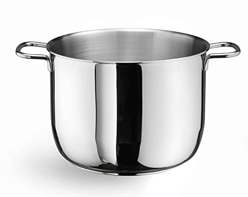 Prima Collection Ecoline Pentola Acciaio Inox Nichel Free Induzione Made in Italy Diametro 24 cm