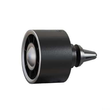 Ventilatore d'aria per auto con LED colorati per migliorare l'esperienza di guida con velocità regolabili (nero)