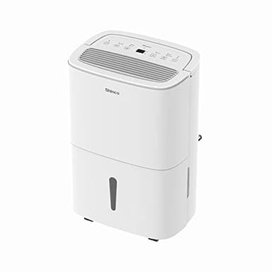 Shinco WIFI Deumidificatore Portatile 30L/Giorno, Purificatore d'aria, Filtro a Carbone Attivo, Timer 24 Ore, Scarico Continuo, Funzione Asciugatrice, Bianco
