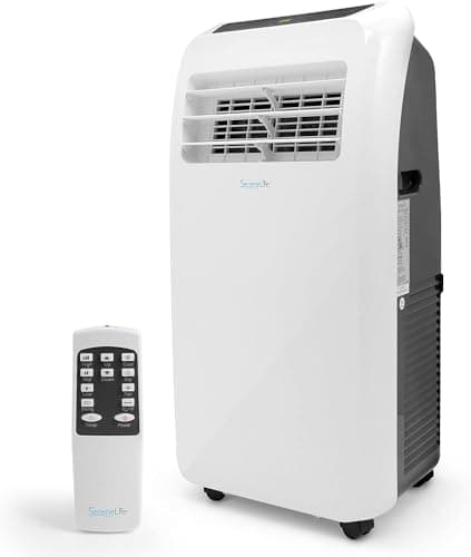 SereneLife Condizionatore Portatile, 3-in-1, Deumidificatore, Ventilatore, Telecomando, Kit Scarico Finestra, 12,000 BTU, Classe A