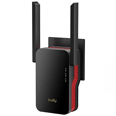 Cudy AX3000 Dual Band Wi-Fi 6 Extender, WiFi 6 Ripetitore Copertura fino a 3000 Sq.Ft. e 60 dispositivi, 802.11ax, 160MHz, MU-MIMO, Beamforming, OFDMA, WPA3