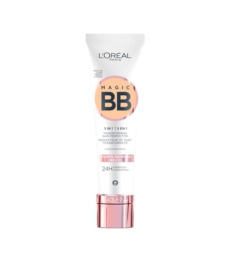 L'Oréal Paris, Crema Colorata Idratante e Uniformante, Con Vitamine B5 ed E, Pelle Idratata Fino a 24h, Con SPF 20, 03 Medium Light, 30 ml (l'imballaggio può variare)
