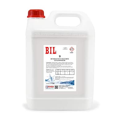 Detersivo Lavastoviglie professionale Liquido BIL 9, 6Kg - Professionale, Ottimo Risultato Con Tutti i Tipi Di Acqua