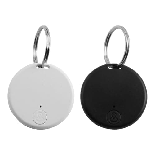 2 Pezzi Air Tag Localizzatore Chiavi Airtag Smart Tag Android Gps Tracker Compatibile con iOS e Android, Batterie Incluse, Dispositivo Mobile Intelligente Anti-smarrimento Trova Bagagli Valigia