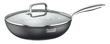 PINTINOX LINEA ST1 (WOK) Wok ST1 28 cm antiaderente adatto a tutti i piani cottura compresa l’induzione.