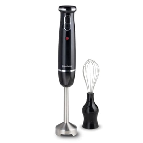 Innoliving Frullatore ad Immersione Senza Fili Ricaricabile INN-691, Batteria USB a Lunga Durata, 2 Velocità, Lame in Acciaio Inox, Design Ergonomico, Perfetto per Frullati, Salse e Zuppe