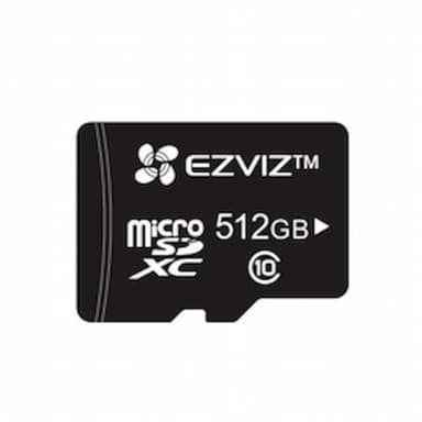 EZVIZ Micro SD, Scheda di Memoria fino a 90MB/Sec, Specialmente per EZVIZ Telecamere, Video camere di Sorveglianza, Nero, Micro SDXC, Micro SD Card 512 GB