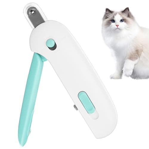 Encuryna Tagliaunghie per gatti e gatti, in acciaio inox, tagliaunghie per gatti, tagliaunghie per gatti, tagliaunghie per gatti, tagliaunghie per gatti, tagliaunghie per gatti, con lima per unghie e