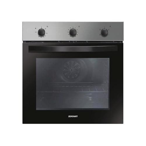 ZEROWATT Forno Elettrico A Incasso ZOM603XN Ventilato Multifunzione con Grill 65 Litri Classe Energetica A Colore Inox e Nero