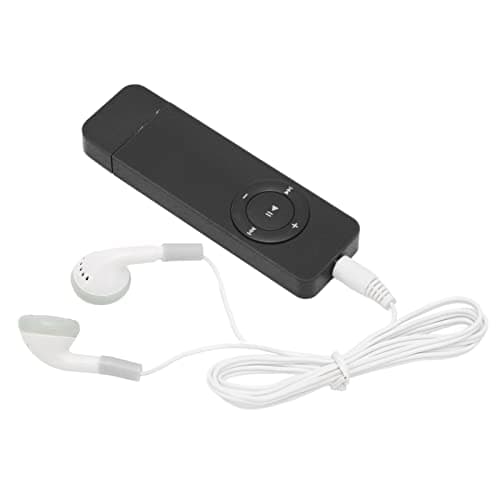 Lettore MP3, Walkman Tascabile con Mini Lettore Musicale Lossless Sound per Studenti Che Corrono in Viaggio, Ascolta Romanzi, Supporta Schede di Memoria Fino a 64 GB, Standby Lungo 180 MAh(Nero)