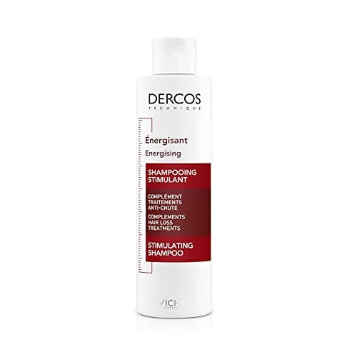 Vichy Dercos, Shampoo Energizzante, Per Tutti i Tipi di Capelli, Azione Anti-Caduta, Capelli Sani e Forti, Arricchito con Aminexil e Niacinamide, 200 ml
