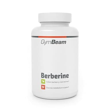 GymBeam Integratore di Berberina 60 cps, 500mg per Dose, Capsule di Berberis Aristata, Berberina Pura, Alcaloide Naturale, Adatto a Vegani, Supporto per la Funzione del Metabolismo dei Carboidrati