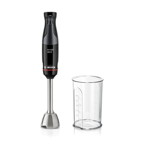 Bosch ErgoMaster Serie 4 Frullatore a Immersione, 1000 W, Plastica, Nero