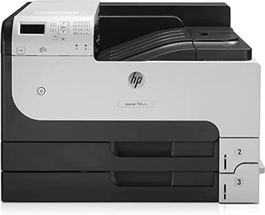 HP LaserJet Enterprise 700 M712dn CF236A, Stampante a Singola Funzione A3, Stampa Fronte e Retro Automatica A4 in b/n, 41 ppm, USB, Gigabit Ethernet, HP Smart, Display LCD a colori a 4 tasti, Grigia