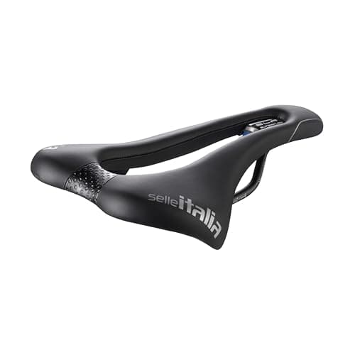 Selle Italia SLR TM Superflow - Sella Bicicletta da Strada, Design Iconico SLR con Foro Superflow, Telaio in Manganese - Taglia S3, Nero