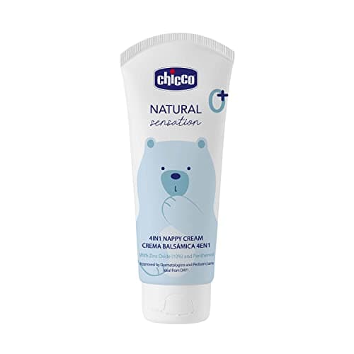 CHICCO Pasta Lenitva 4in1, senza profumo, extra delicata, protegge, lenisce, ripara la pelle, con Ossido di Zinco, 100 ml