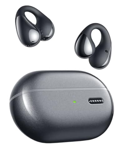 SoundPEATS Pearlclip Pro Cuffie Open-ear Senza Fili, Auricolari Bluetooth 5.4, Driver 12mm Double Magnetic, Dynamic EQ, Film Mode 3D Sound, 24 ore Autonomia, Quick Charge, IPX5, Controllo APP
