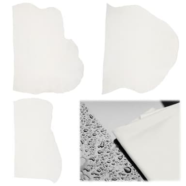 ZOCONE Pelle di Daino per Auto Professionale, 2 Pezzi 60x40cm e 1 Pezzi 40x30cm, Panno Pelle di Daino Auto, Pelle per Asciugare Auto, Assorbente Asciugatura, Lucidatura-Super, Antigraffio