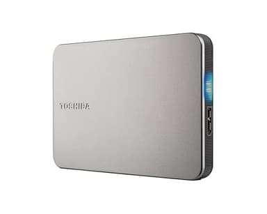 Toshiba Canvio Flex 2TB – Hard disk esterno portatile da 2,5'' (HDD) per Mac, PC Windows, smartphone e tablet, compatibile con la maggior parte dei dispositivi USB-C e USB-A, argento caldo