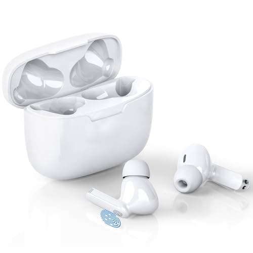 Otufan Cuffie Translator Earbuds, Traduttore Simultaneo Vocale, 114 Lingue Auriculares Traductor con App Bluetooth, Traduttore Vocale Istantaneo Multilingue per L'apprendimento Aziendale di Viaggio