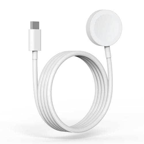 Caricatore per Apple Watch, USB C Caricabatteria Magnetico Wireless Veloce per iWatch, Cavo di Ricarica Portatile tipo C da 1m Compatibile con Apple Watch Series 10/9/8/7/6/5/4/3/2/1/Ultra 2/SE