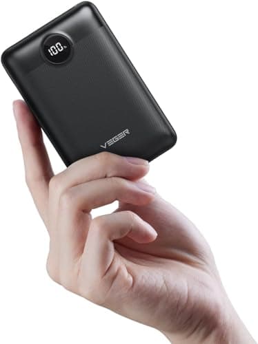 VEGER Power Bank 20000mAh, 22.5W Caricatore Portatile Ricarica Rapida PD3.0 QC4.0, 3 uscite USB C Powerbank Display a LED compatibile con iPhone 14/13/12 iPad Samsung S22 S21 Huawei Xiaomi Tablet ecc