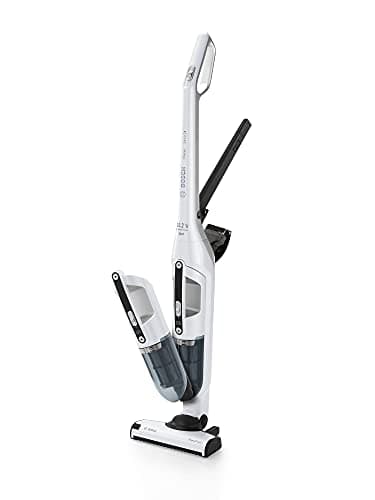 Bosch Flexxo 25.2V Serie I 4 - Aspirapolvere a Batteria, Ricaricabile 2in1, Fino a 55 Minuti di Autonomia con Tecnologia agli Ioni di Litio Bosch, Bianco