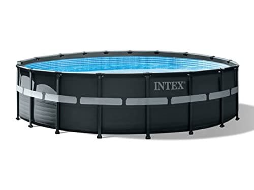 Intex 26330GN - Set per Piscina Ultra Rondo, Colore: Grigio, 549 x 132 cm