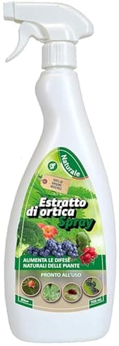 Insetticida Naturale per Piante 750 ml - A Base di Estratto Biologico di Ortica - Efficace Contro Cocciniglia, Afidi, Ragnetto Rosso e Pidocchi - Spray