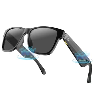 OBEST Occhiali da Sole Bluetooth,Grado di Ascoltare Musica,Effettuare e Ricevere Chiamate,Occhiali Audio Intelligenti Resistenti ai Raggi UV con Navigazione Vocale,Adatti per Sport Aperta