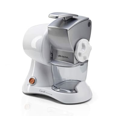 448 Gratì Professional - Grattugia elettrica con rullo professionale, Contenitore estraibile con tappo salvafreschezza, 120W