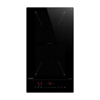 Hermitlux Piano cottura a induzione flex zone con 9 livelli di potenza e funzione boost, controllo touch e timer incorporati, 30cm, 3500W