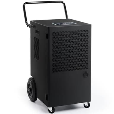 iOCHOW 70L/Giorno Deumidificatore Industriale Professionale: Zona 200m2 / 500m3 Deumidificatore Cantina, Timer 24Hr Deumidificatore Elettrico, Deumidificatore Portatile con Serbatoio d'acqua da 5,5L