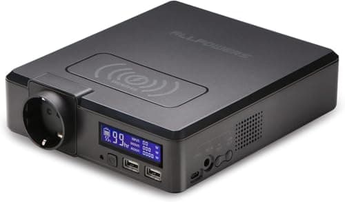 ALLPOWERS Centrale Elettrica Portatile S200 154Wh 41600mAh Power Station, Generatore Solare con Presa AC da 200W Batteria Portatile 220V, Backup della Fornitura per Campeggio Emergenza Outdoor