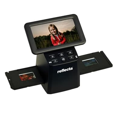 Reflecta x33-Scan - Scanner Diapositive e Negativi, Sensore Immagine CMOS da 15.3MP, Risoluzione 4608x3072 (5760x3840 Interpolati), Display 5" IPS LCD, Correzione Esposizione Automatica/Manuale
