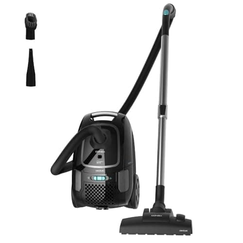 Cecotec Aspirapolvere con sacco Conga Powerbag 4000 XL da 4 L. 890 W, Filtraggio ad Alta Efficienza, Tubo Telescopico in Metallo, Include Accessori per Mobili e Angoli, Raggio d'Azione 7 m.