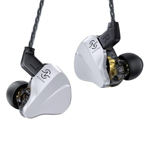 keephifi CCZ Duet BC04 PRO Auricolari In Ear Monitor Professionali 10 mm doppi magnetici DD, 1BA+1DD IEM Cuffie In Ear con Filo,Cuffiette Cuffie Monitor, Cavo Staccabili, Auricolari con Filo IEMS