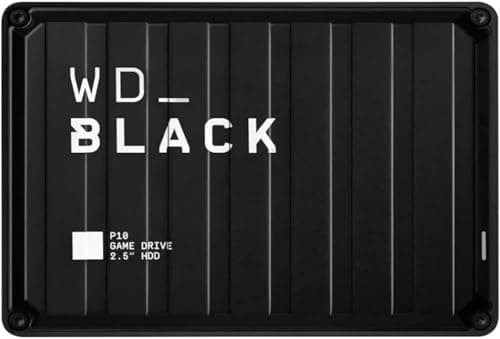 WD_BLACK P10 2TB Game Drive HDD portatile USB 3.2 Gen 1 Tipo A compatibile con Playstation, Xbox, PC e Mac
