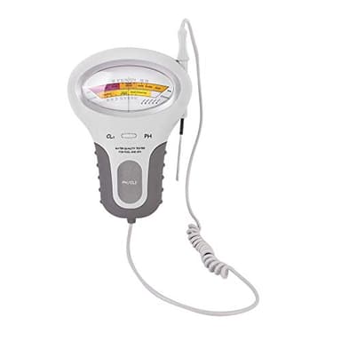 Nikou Misuratore di qualità dell'acqua Misuratore di cloro Misuratore di cloro Ph/Cl2, Misuratore di pH e test digitale portatile 2-in-1 per l'analisi dell'acqua della piscina