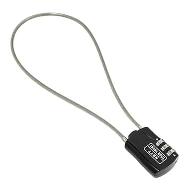 EuAcesry Lucchetto Retrattile, Lucchetto Antifurto Casco Moto, Lucchetto a Filo con Chiave, 41CM Lucchetto con Cavo Codificato Compatto per Casco Moto, Bici, Valigia Treno, Scooter, Sci Snowboard