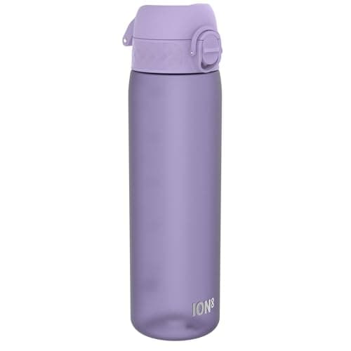 Ion8 Borraccia a Prova di Perdite, 500ml, Facile da Aprire, Serratura Sicura, Lavabile in Lavastoviglie, Senza BPA, Maniglia per il Trasporto, Adatta a Portabicchieri, Facile Pulizia, Viola Chiaro