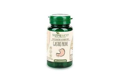 Natura Prime - Gastro Prime Reflusso Gastrico Con Liquirizia - 60 Compresse Trattamento Di 2 Mesi - Vegano, Senza Glutine E Senza Lattosio.
