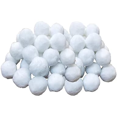 KATELUO 700g Filtro Balls,Sfere per Filtrazione a Sabbia per Piscine,Pool Filtraggio Sand Filter 25 kg Filtro Sabbia Sabbia di Quarzo qualità Prodotti (Bianco)