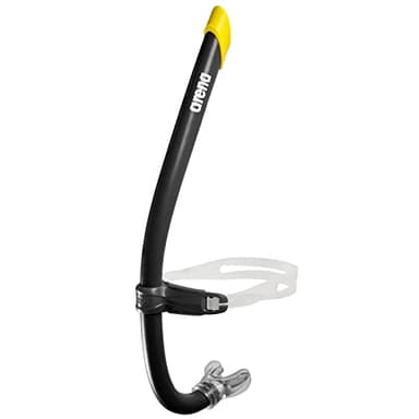 arena Swim Snorkel Pro III Adulto Unisex, Boccaglio da Nuoto con Inclusi Due Boccagli e Due Regolatori d'Aria, Ideale per Allenamento in Mare e Piscina, Regolazione di Precisione con Fibbia