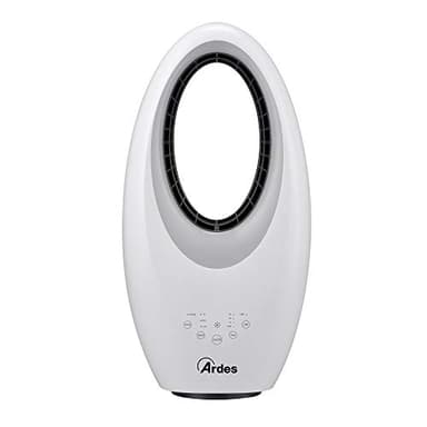 ARDES | AR5BL1 Ventilatore Senza Pale Potente e Silenzioso Ventilatore con Telecomando Luce Notturna Led Comandi Touch e Timer Modello Muna Bladeless