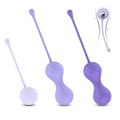 Premium Silicone Palline Kēgēl Bàll Set di 3, per le Donne per l'allenamento del Pavimento Pelvico Come Allenatori del Pavimento Pelvico,Rafforzamento Ottimale dei Muscoli del Pavimento Pelvico