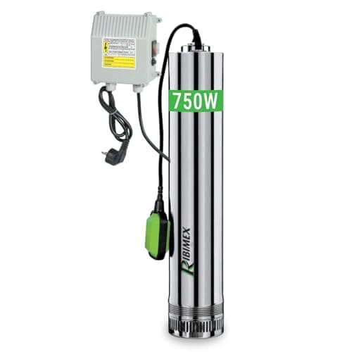 Pompa sommersa per pozzi 4 turbine 750W
