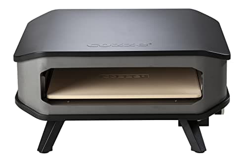 Forno per Pizza Cozze 17" a Gas con Pietra di Cordierite | Pizze fino a Ø42,5 cm in 2 Minuti | Facile da Usare e Potente | Ideale per Esterni